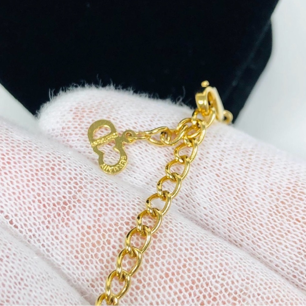 EUC Christian Dior Pre-Owned rhinestone chain necklace - Picture 4 of 10